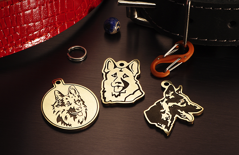Tag for dogs breed German shepherd