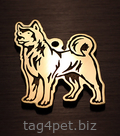 Медальон для собаки Американская акита