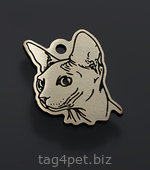 Адреный медальон для котов и кошек породы Сфинкс