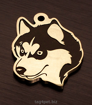 Медальон для собаки породы Сибирский хаски